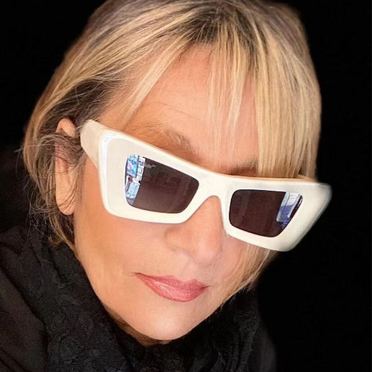 New Irregular Cat's Eye Women's Sunglasses Ins Same Style All-match Distinctive Sunglasses Irregular Simple Sunglasses