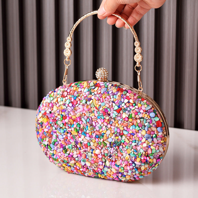 Diamond-studded Evening Bag