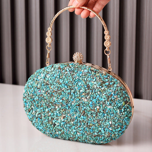 Diamond-studded Evening Bag
