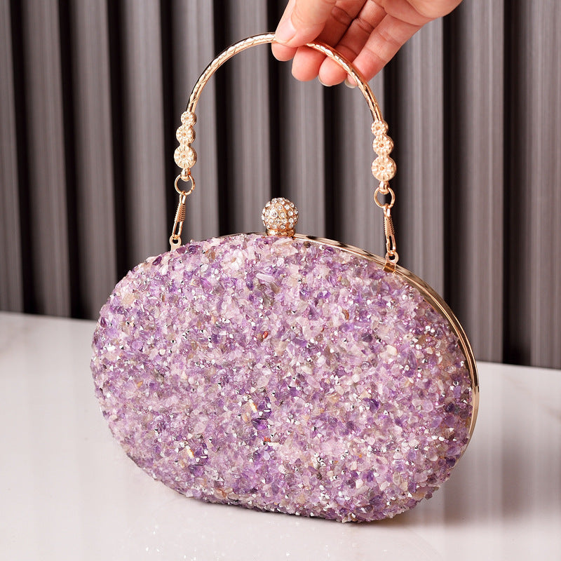 Diamond-studded Evening Bag