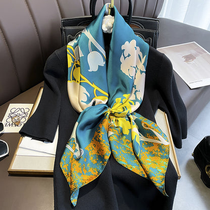 Simple Striped Multifunctional Shawl Scarf