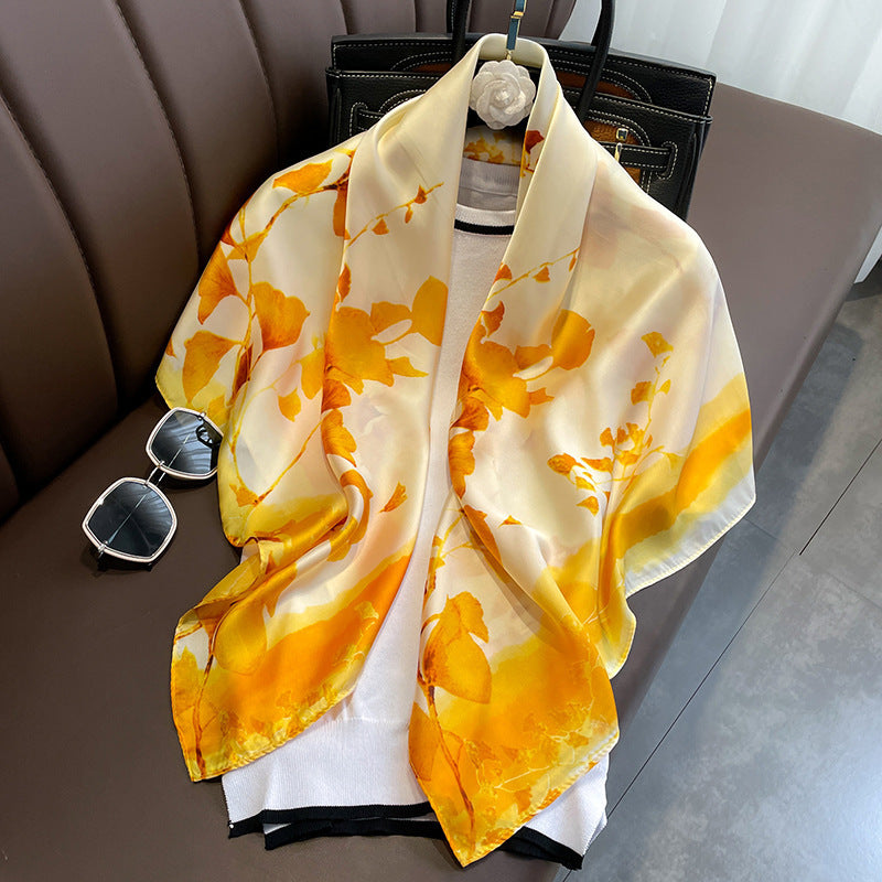 Simple Striped Multifunctional Shawl Scarf