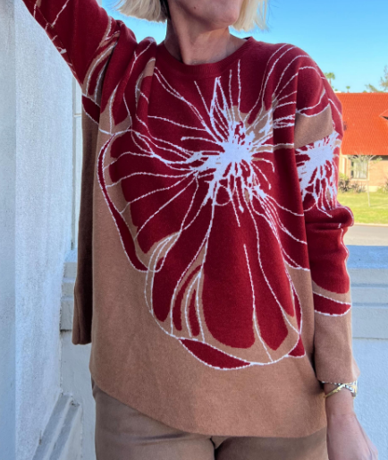 Chill Jacquard Knit Sweater